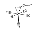 pentacarbonyltungsten(ethylvinylether) Structure