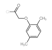 (2,5-Dimethylphenoxy)acetyl chloride结构式