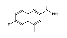 2(1H)-Quinolinone,6-fluoro-4-methyl-,hydrazone(9CI) Structure