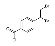 4-(1,2-dibromoethyl)benzoyl chloride Structure