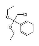 (2-chloro-1,1-diethoxyethyl)benzene结构式