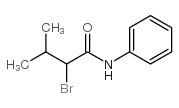 2-溴-3-甲基-N-苯基丁酰胺结构式