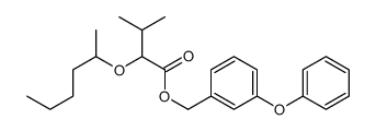 (3-phenoxyphenyl)methyl 2-hexan-2-yloxy-3-methylbutanoate结构式