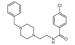 N-[2-(4-benzylpiperazin-1-yl)ethyl]-4-chlorobenzamide结构式