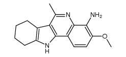 3-methoxy-6-methyl-7,8,9,10-tetrahydro-11H-indolo[3,2-c]quinoline-4-amine结构式