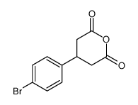 4-(4-bromophenyl)oxane-2,6-dione Structure