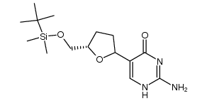 5'-O-(tert-butyldimethylsilyl)-2',3'-dideoxypseudoisocytidine结构式