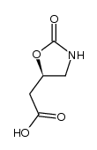 [(5R)-2-oxo-1,3-oxazolidin-5-yl]acetic acid Structure