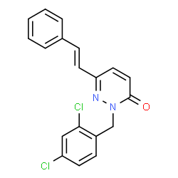 2-(2,4-DICHLOROBENZYL)-6-STYRYL-3(2H)-PYRIDAZINONE Structure