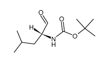 N-Boc-D-leucinal Structure