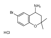 6-Bromo-2,2-dimethyl-4-chromanamine hydrochloride (1:1)图片