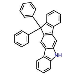 Indeno[1,2-b]carbazole, 5,11-dihydro-11,11-diphenyl- structure