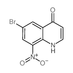 6-BROMO-8-NITROQUINOLIN-4(1H)-ONE结构式