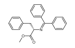 methyl (S)-2-(diphenylmethylideneamino)-3-phenylpropanoate Structure