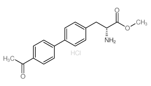 3-(4''-Acetylbiphenyl-4-Yl)-2-Aminopropanoate Hydrochloride Structure