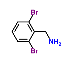 (2,6-Dibromophenyl)methanamine structure