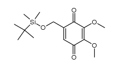 2-[[(tert-butyldimethylsilyl)oxy]methyl]-5,6-dimethoxy-1,4-benzoquinone Structure