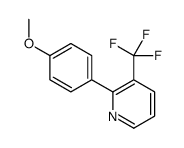 2-(4-methoxyphenyl)-3-(trifluoromethyl)pyridine Structure