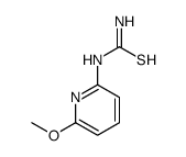 1-(6-甲氧基吡啶-2-基)硫代脲结构式