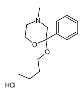 2-butoxy-4-methyl-2-phenylmorpholine,hydrochloride结构式