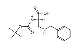 BOC-BETA-N-BENZYLAMINO-L-ALA Structure