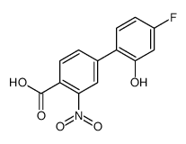 4-(4-fluoro-2-hydroxyphenyl)-2-nitrobenzoic acid Structure