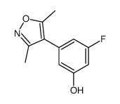 3-(3,5-dimethyl-1,2-oxazol-4-yl)-5-fluorophenol结构式