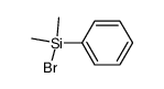 bromo-dimethyl-phenyl-silane Structure