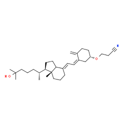 3-O-(2-Cyanoethyl)-25-hydroxyvitaMin D3结构式