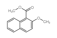 2-甲氧基-1-萘甲酸甲酯结构式