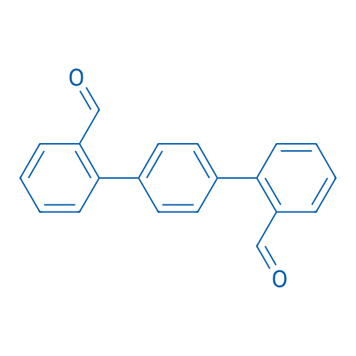 [1,1':4',1''-Terphenyl]-2,2''-dicarbaldehyde Structure