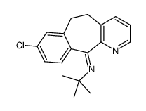 N-tert-butyl-8-chloro-5,6-dihydrobenzo[1,2]cyclohepta[2,4-b]pyridin-11-imine Structure