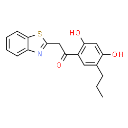 2-(benzo[d]thiazol-2-yl)-1-(2,4-dihydroxy-5-propylphenyl)ethan-1-one picture