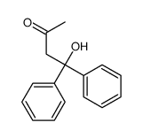 4-hydroxy-4,4-diphenylbutan-2-one Structure