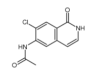 6-acetylamino-7-chloro-1,2-dihydroisoquinolin-1 -one结构式