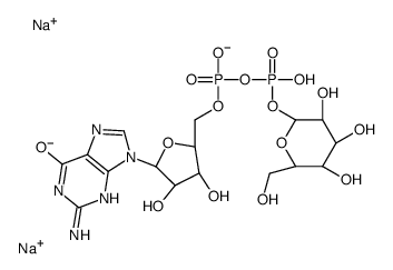 GDP-​α-D-​mannose disodium structure