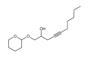 (RS)-1-(tetrahydropyran-2-yloxy)-4-decyne-2-ol结构式