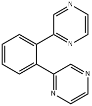 1,2-DI(PYRAZIN-2-YL)BENZENE structure