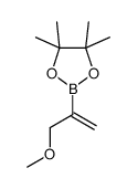 2-(3-methoxyprop-1-en-2-yl)-4,4,5,5-tetramethyl-1,3,2-dioxaborolane Structure