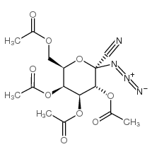 2,3,4,6-四-O-乙酰基-1-叠氮基-1-脱氧-α-D-吡喃半乳糖基氰化物图片