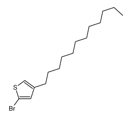 2-bromo-4-dodecylthiophene结构式