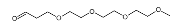 m-PEG4-aldehyde Structure