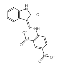 1H-Indole-2,3-dione,3-[2-(2,4-dinitrophenyl)hydrazone]结构式