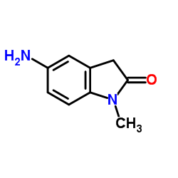 5-AMINO-1-METHYL-1,3-DIHYDRO-2H-INDOL-2-ONE Structure