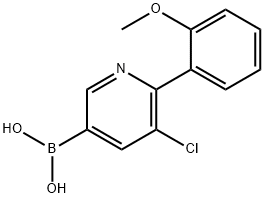 5-Chloro-6-(2-methoxyphenyl)pyridine-3-boronic acid picture