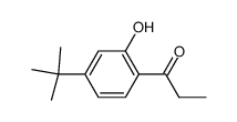 3-tert-Butyl-6-propionylphenol Structure