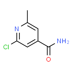 2-chloro-6-methylpyridine-4-carboxamide结构式