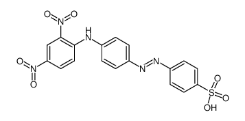 4-[4-(2,4-dinitro-anilino)-phenylazo]-benzenesulfonic acid Structure