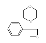 Morpholine,4-(3-phenyl-3-thietanyl)- Structure