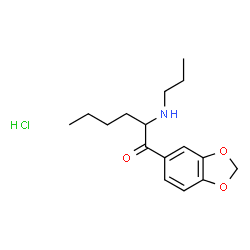 N-propyl Hexylone (hydrochloride) Structure